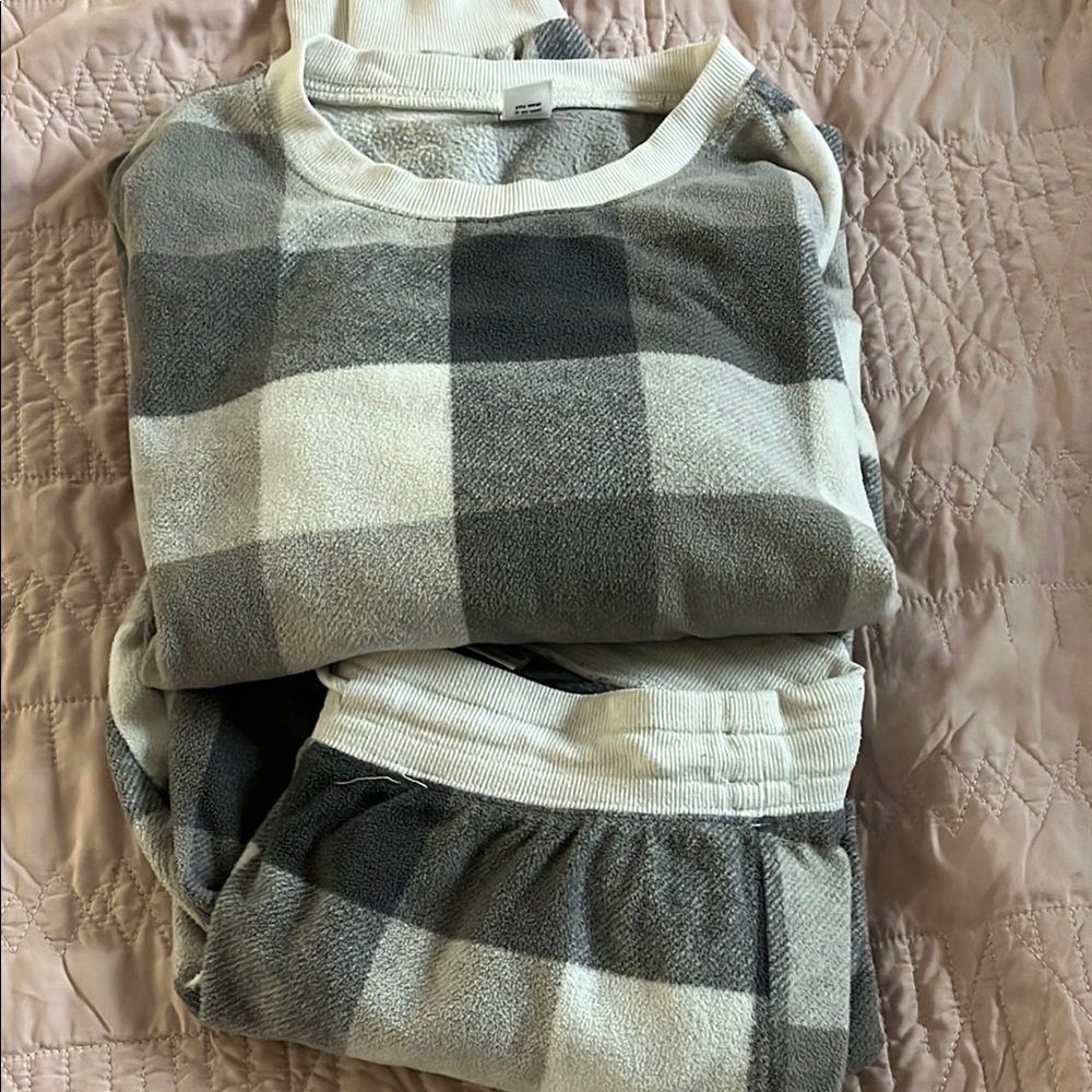 Cozy Gray Plaid PJs